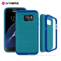 Brushed combo hybrid cover case for Samsung s7 cell phone cases